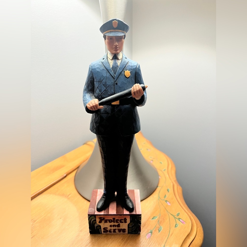 Jim Shore Police Officer Figurine